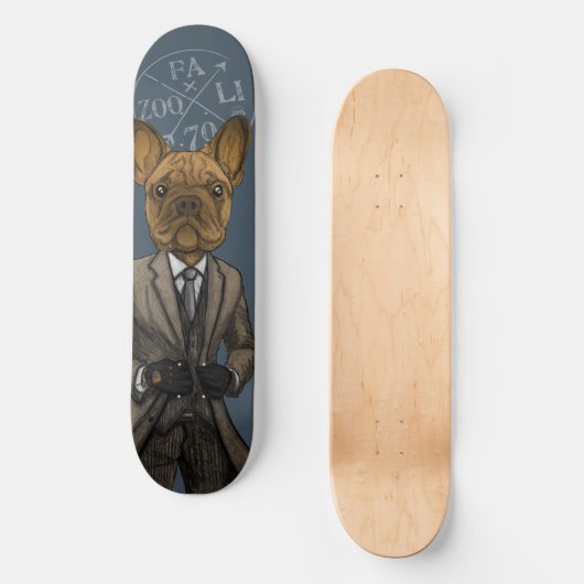 Veel handig, Dapper Doge Persoonlijk Skateboard (Voorkant)