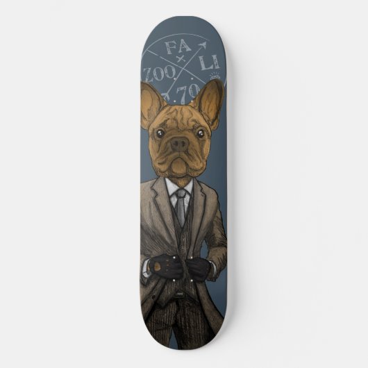 Veel handig, Dapper Doge Persoonlijk Skateboard (Voorkant)