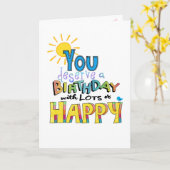 Veel Happy voegen een naam toe, vrolijke verjaarda Kaart (Gele Bloem)