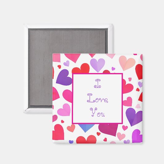 Veel hart magneet (Voorkant / Achterkant)