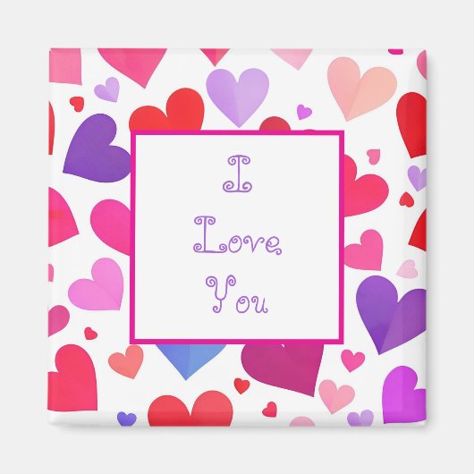 Veel hart magneet (Voorkant)