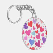 Veel hart sleutelhanger (Voorkant Links)