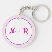 Veel hart sleutelhanger (Achterkant)