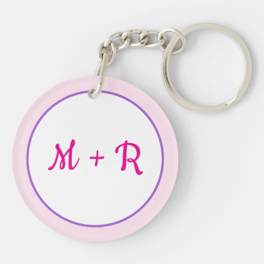 Veel hart sleutelhanger (Achterkant)