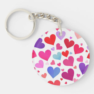 Veel hart sleutelhanger