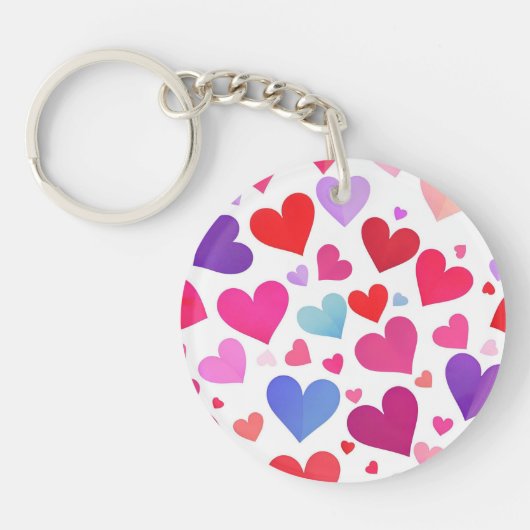 Veel hart sleutelhanger (Voorkant)