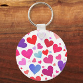 Veel hart sleutelhanger (Voorkant)