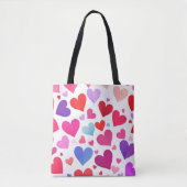 Veel hart tote bag (Voorkant)