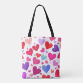 Veel hart tote bag (Achterkant)