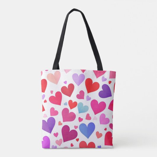 Veel hart tote bag (Achterkant)