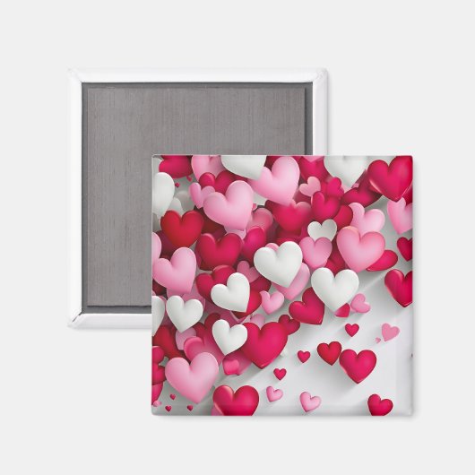 Veel harten magneet (Voorkant / Achterkant)