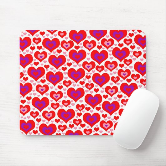 Veel harten muismat (Met muis)