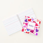 Veel harten notitieboek (Binnen)