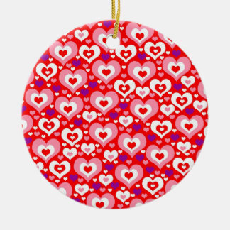 Veel harten Valentijnsdag Ornament