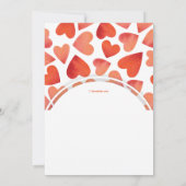 Veel Harten Valentijnsdag Uitnodigingen (Achterkant)