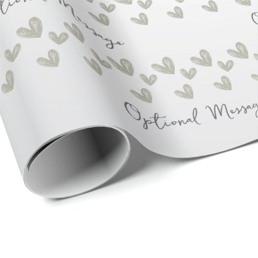 Veel harten Wrapping Paper Cadeaupapier (Rol Hoek)