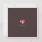 Veel Hartjes Liefde Save the Date Aankondiging (Achterkant)