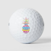 Veel Hawaiiaanse anananas Golfballen (Voorkant)