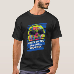 Veel Hond in een Klein Pugkage Dieren Puns Humor T-shirt