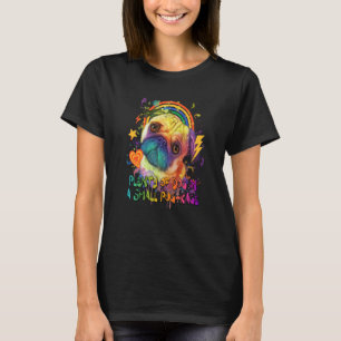 Veel Hond in een Kleine Pugpakket Dieren Punt Humo T-shirt