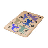 Veel honden Bath Mat (Gekanteld)