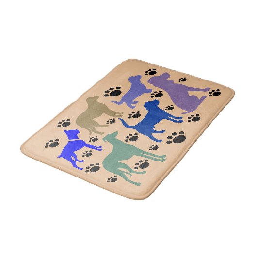Veel honden Bath Mat (Gekanteld)