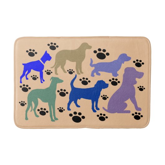 Veel honden Bath Mat (Voorkant)