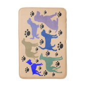 Veel honden Bath Mat (Voorkant Verticaal)