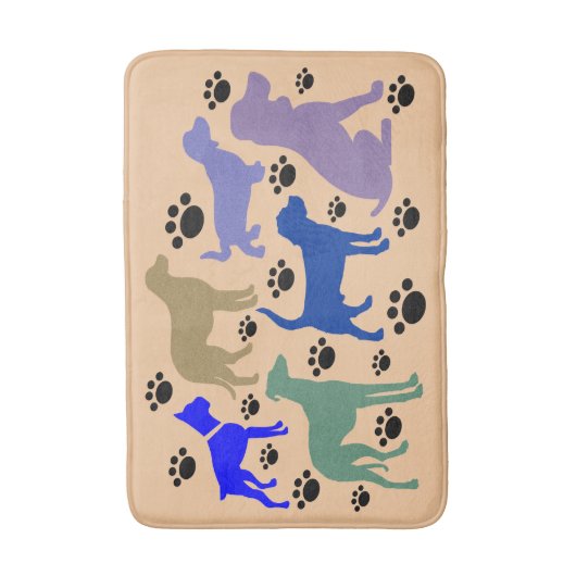 Veel honden Bath Mat (Voorkant Verticaal)