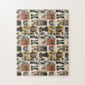 Veel honden legpuzzel (Verticaal)