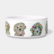 Veel Honden White Bowl