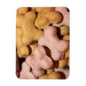 Veel hondenbrokken, biscuits, botten magneet (Verticaal)