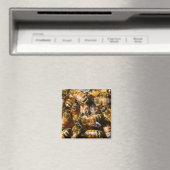 Veel honingbijen magneet (Insitu (Vaatwasser))