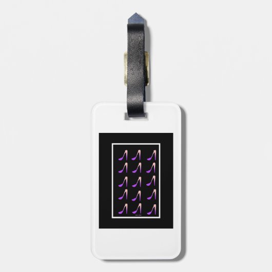 VEEL HOOGHOOGHOOGTE BAGAGELABEL (Achterkant verticaal)