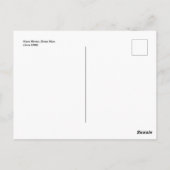 Veel hoorns. Sioux Man. (circa 1890) Briefkaart (Achterkant)