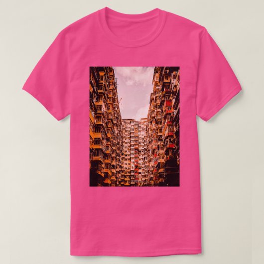 Veel huizen in één Lijst T-shirt (Design voorkant)