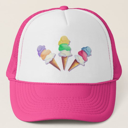 VEEL ICE CREAM FLAVORS VAN SHARON SHARPE TRUCKER PET (Voorkant)