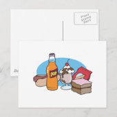 veel junkfood briefkaart (Voorkant / Achterkant)