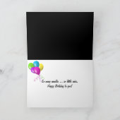 Veel kaarsen op Cupcake Kaart (Binnen)