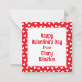 Veel Kaarten van Classroom Valentijnsdag Notitiekaartje (Voorkant)