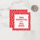 Veel Kaarten van Classroom Valentijnsdag Notitiekaartje (Voorkant / Achterkant in situ)