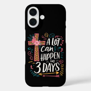Veel kan er gebeuren in 3 dagen Jezus Pasen iPhone 16 Hoesje