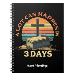 Veel Kan Gebeuren In 3 Dagen Religieus Gelukkig Pa Notitieboek