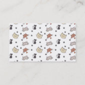 Veel katten 2 visitekaartje (Achterkant)