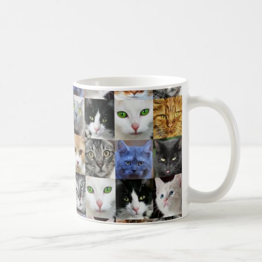 Veel Katten Kattenliefhebbers Koffie Mok (Rechts)