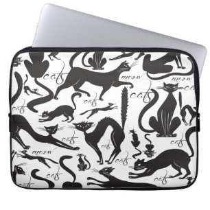 Veel katten laptop sleeve