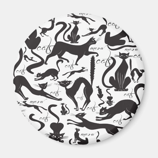 Veel katten magneet (Voorkant)
