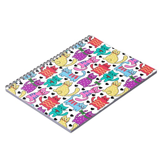 Veel katten notitieboek (Linkerzijde)