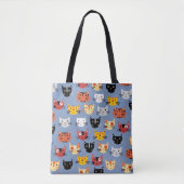 Veel katten tote bag (Voorkant)