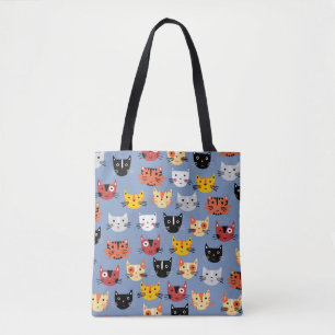 Veel katten tote bag